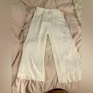Lined off white/cream dress pants